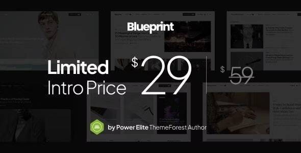 Blueprint v.1.0.7 – Next Generation Blog & Magazine Theme (Updated)