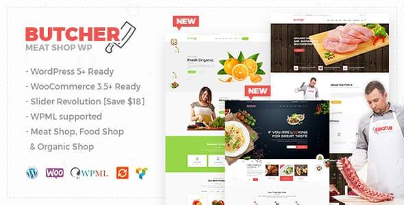 Butcher WordPress Theme v2.36 – Meat, Organic Shop Woocommerce WordPress Theme Download