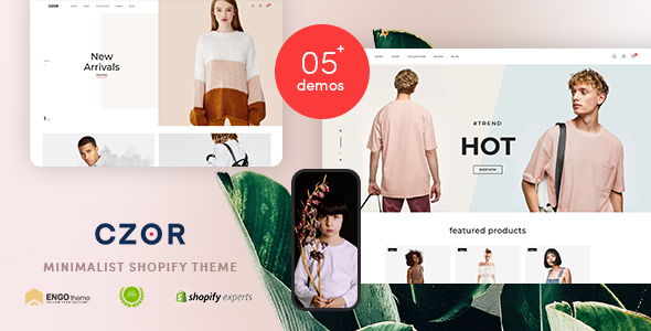 CZOR Minimalist Shopify Theme Download