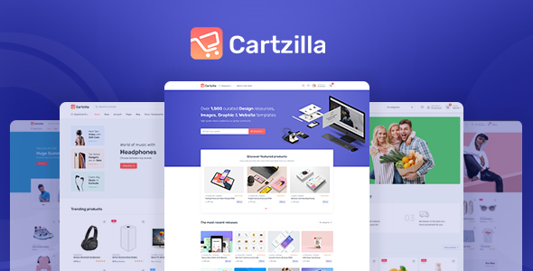 Cartzilla v1.0.33 – Digital Marketplace & Grocery Store WordPress Theme Download