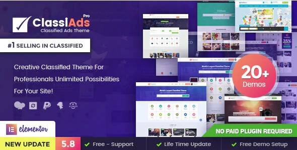 Classiads v6.1.3 – Classified Ads WordPress Theme (Updated)