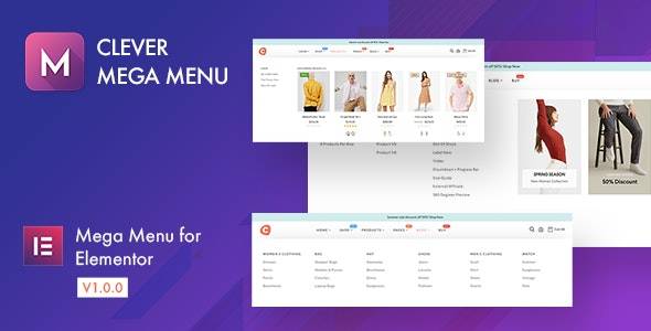 Clever Mega Menu for Elementor – v1.0.10 WordPress Plugin Download