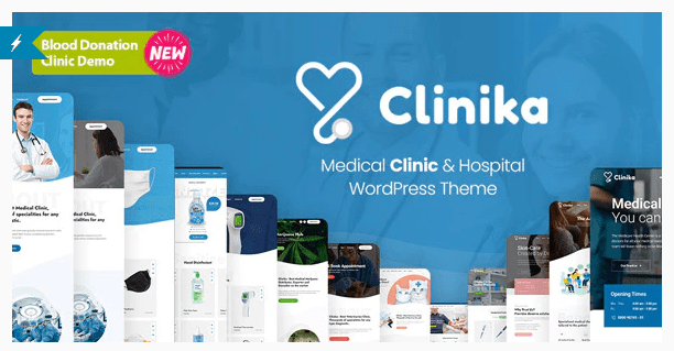 Clinika - Medical Clinic WordPress Theme Download