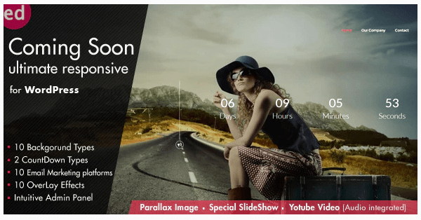 Coming Soon CountDown Responsive v3.9 