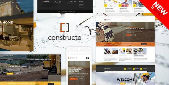 Constructo v4.3.0 – Construction WordPress Theme