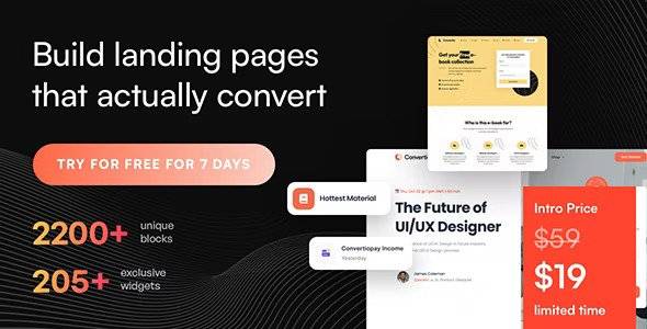 Convertio v2.1.0 – Conversion Optimized Landing Page WordPress Theme (Updated)