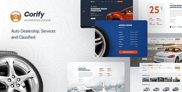 Corify v1.0.10 – WordPress Car Listings & Dealership Theme