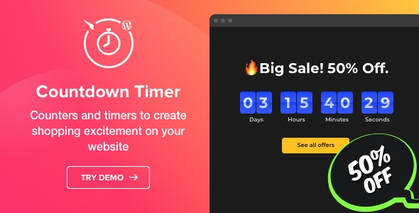 Countdown Timer – WordPress Countdown Timer plugin