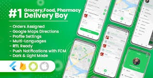 Delivery Boy for Groceries, Foods, Pharmacies, Stores Flutter App – v.1.5.0 Download