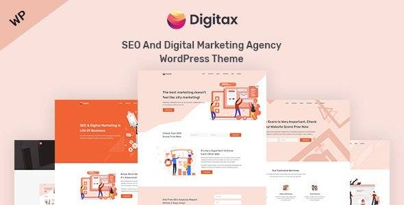 Digitax – v1.1.5 – Best SEO & Digital Marketing Agency | WordPress Theme