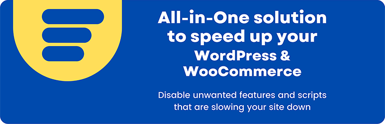 Disable Bloat for WordPress & WooCommerce PRO