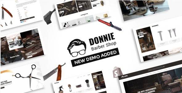 Donnie barber shop shopify theme