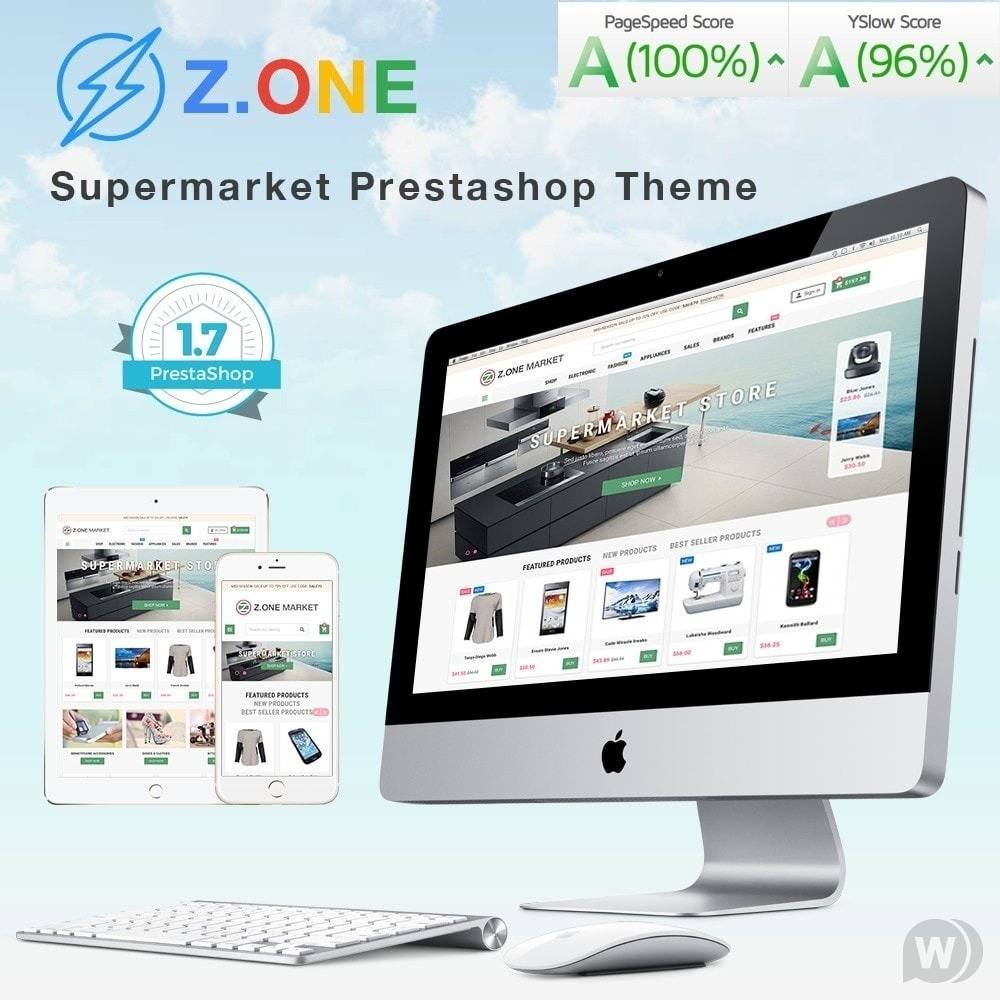 ZOne – Supermarket Online Shop v.2.6.2 Prestashop Theme