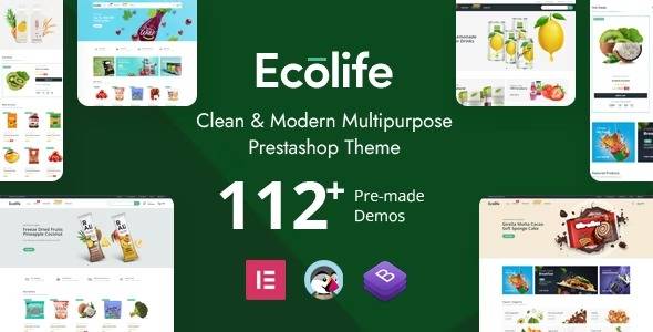 Ecolife Elementor v2.0.4 – Multipurpose Prestashop 1.7 Theme