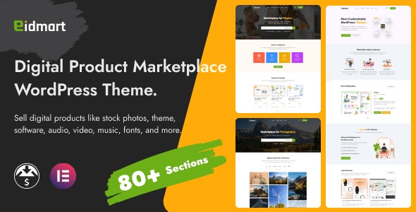 Eidmart v2.5 – Digital Marketplace WordPress Theme (Updated)