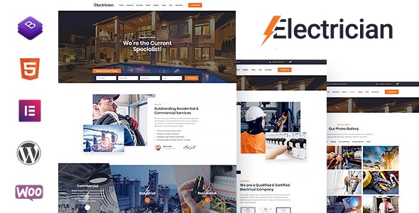 Electrician – v.4.7 Electricity Services | WordPress Theme