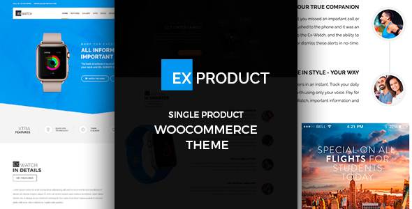 ExProduct single product wordpress theme Free Download