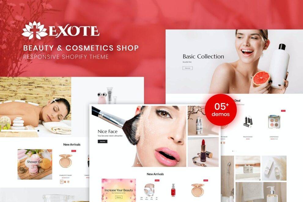 Exote Cosmetics Shopify Theme