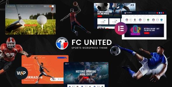 FC United WordPress Theme v1.0.10 – Football, Soccer & Sports WordPress Theme Download