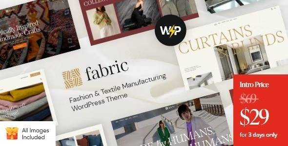 Fabric v1.5.0 – Fashion & Textile Manufacturing WordPress Theme Download