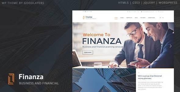 Finanza v1.3.4 – Business & Financial WordPress Theme Download