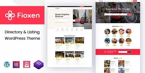 Fioxen v1.1.1 – Directory Listing WordPress Theme Download