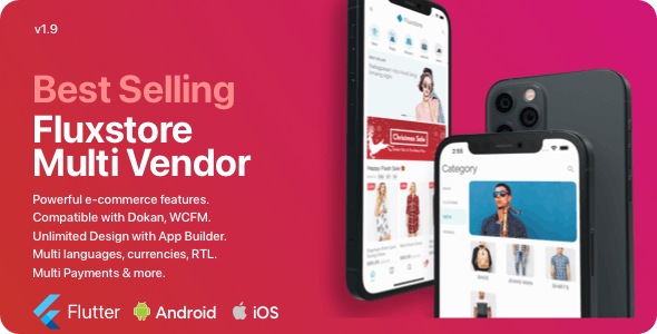 Fluxstore Multi Vendor – v3.16.0 Flutter E-commerce Full App | Php Script