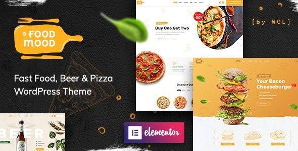 Foodmood - Cafe & Delivery WordPress Theme Nulled