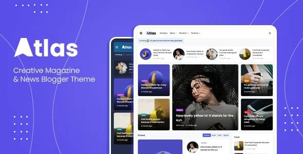 Atlas – Creative Magazine & News Blogger Theme v2.2.0 Download