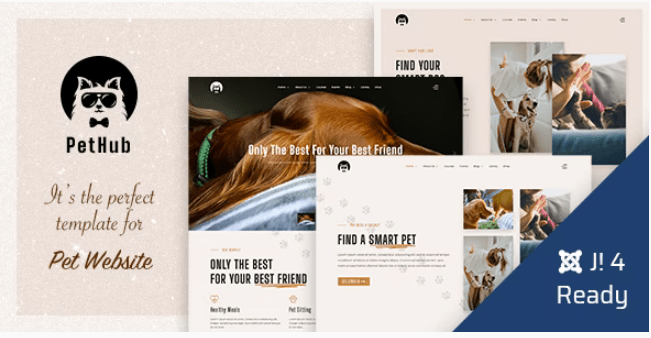 PetHub | Dog, Cat Care & Veterinary Joomla 4 Template v.1.0