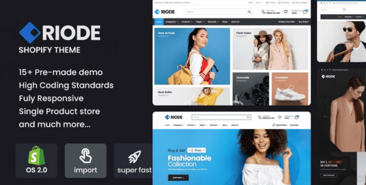 Riode v1.1.0 Multi-Purpose Shopify Theme Download