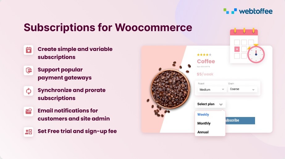 Subscriptions for WooCommerce v3.2.7 [WebToffee] WordPress Plugin Download