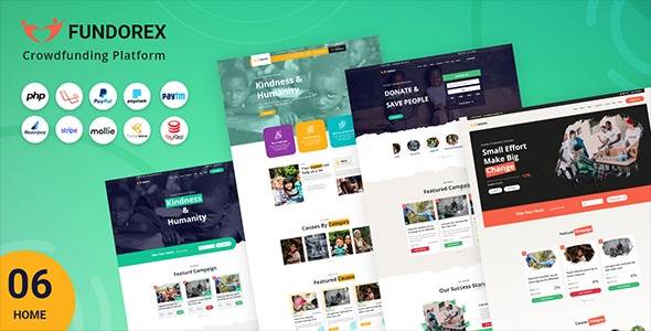 Fundorex – Crowdfunding Platform Php v1.2.8  Download (Updated)