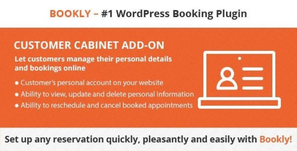 GDPR Solution – Bookly Customer Cabinet (Add-on) v4.8 | WordPress Plugin