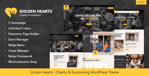 Charity WordPress Theme