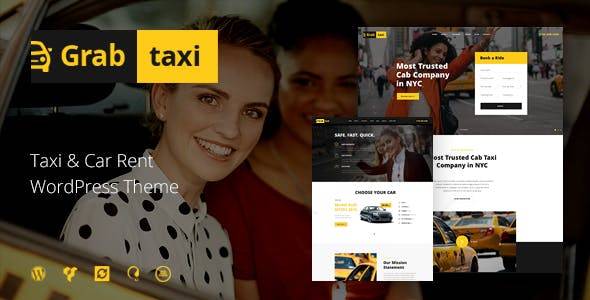 Grab Taxi v1.2.9 – Best Online Taxi Service WordPress Theme