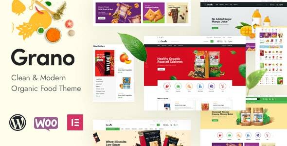 Organic Food WordPress Theme