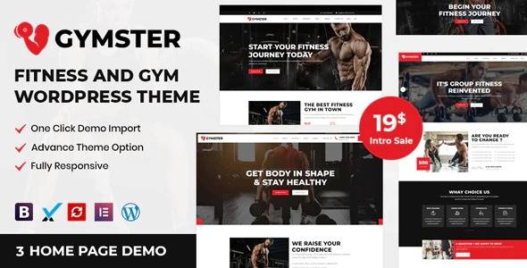 Gymster – v1.3 – Fitness and Gym WordPress Theme