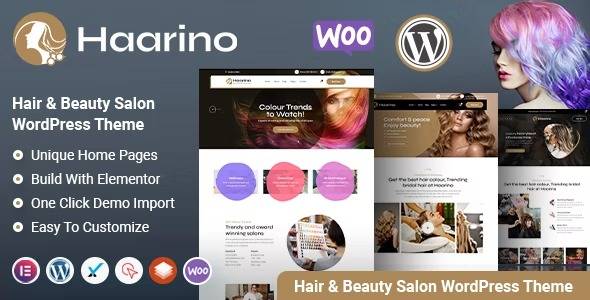 Haarino v1.2 – Hair Salon WordPress Theme Download