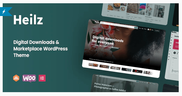 Heilz v1.0.0.7.6 – Digital Downloads & Marketplace WordPress Theme (Updated)