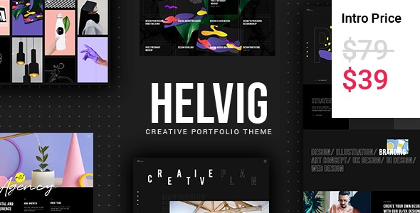 Helvig Creative Portfolio Theme – v.1.0 (Updated) | WordPress Theme