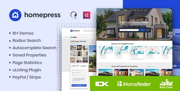 HomePress – v1.3.7 – Real Estate | WordPress Theme