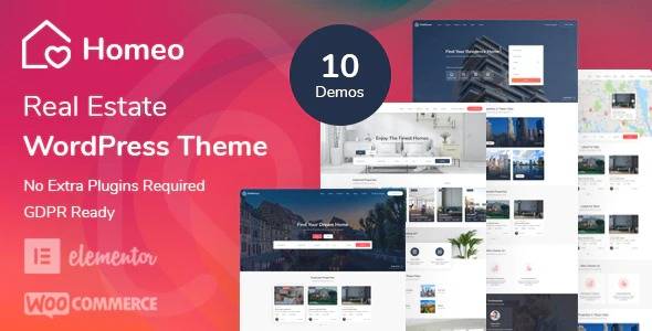 Homeo v1.2.41 Real Estate WordPress Theme