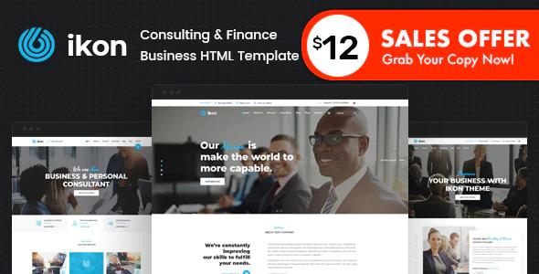 ikon – Consulting Business HTML Template Download