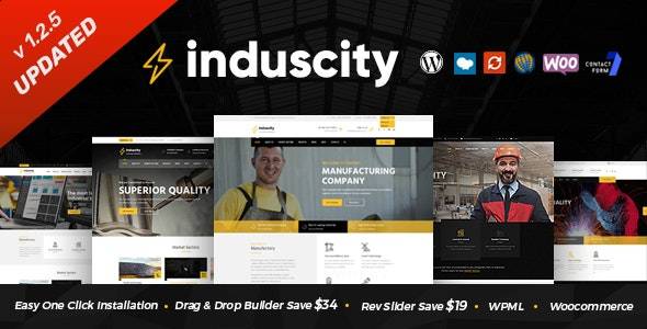 Induscity v1.3.8 – Factory and Manufacturing WordPress Theme