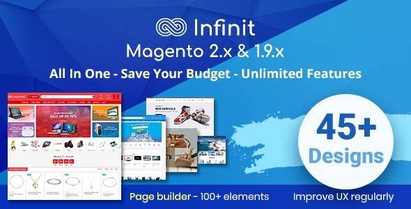 Infinit v1.5.4 – Multipurpose Responsive Magento 2 and 1 Theme