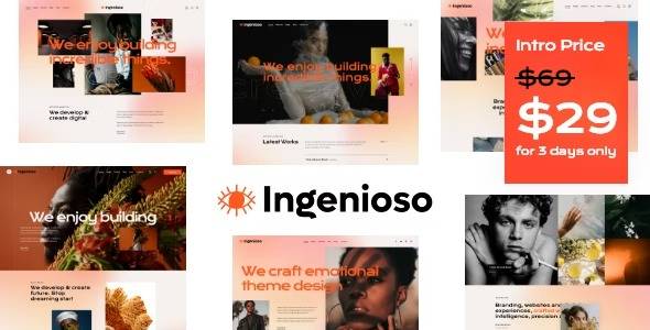 Ingenioso v1.4.0 Creative WordPress Theme