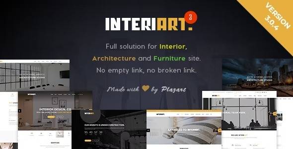 InteriArt Furniture Interior Joomla 4 Template Nulled