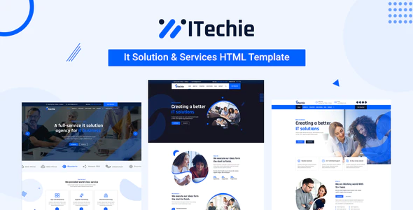 Itechie services bootstrap template free