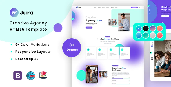 Jura v1.0 – Creative Solutions and Business HTML5 Template Free Download